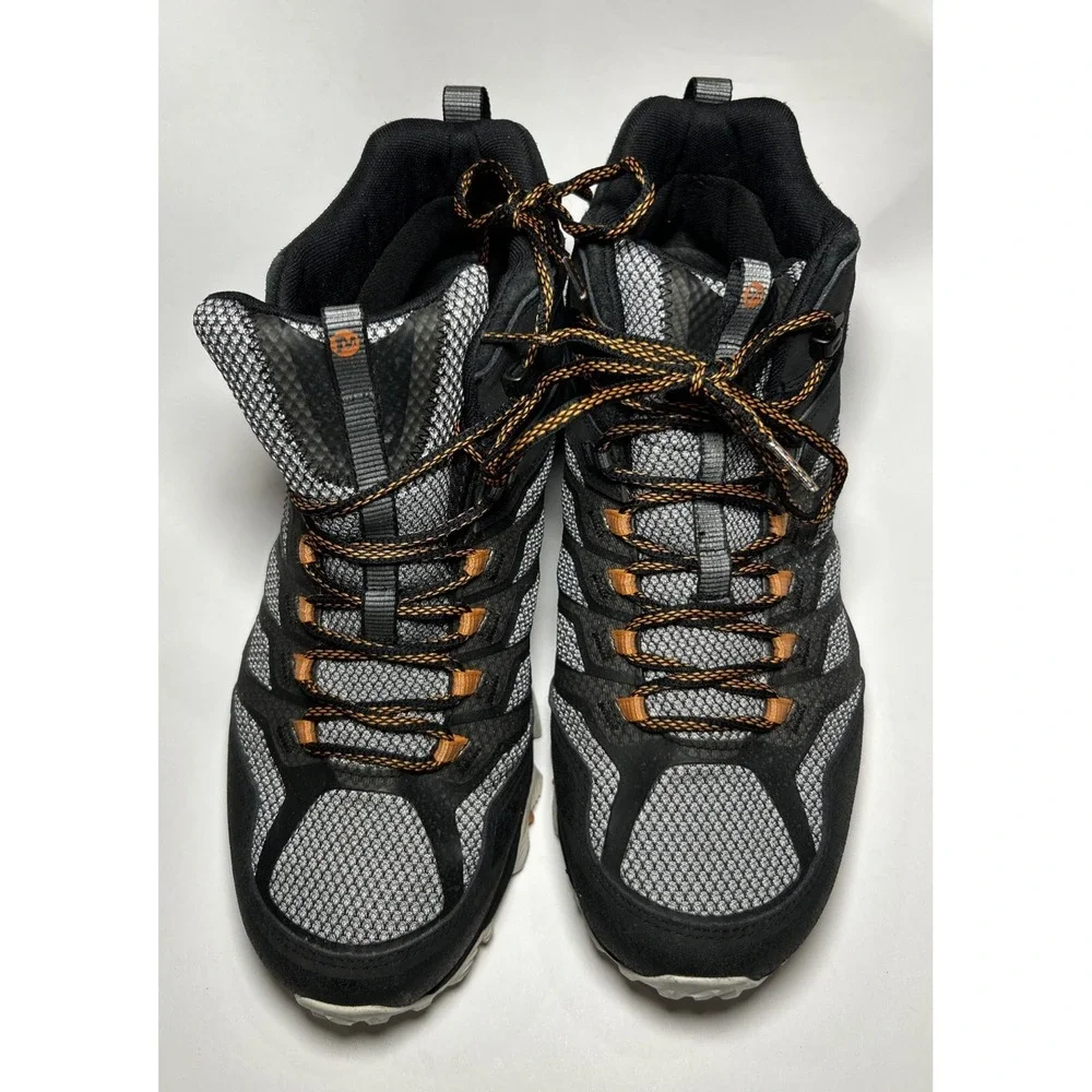 Merrell Moab FST Mid Mens Size 11 Black Waterproof Hiking Shoes J35747W